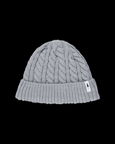 Treeanie Cable Knit Cool Grey